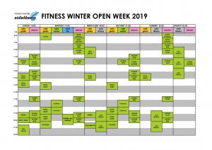 Winter Open Week - Planning